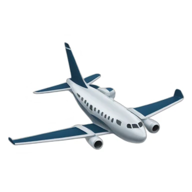 Avion avec 2 tour sticker