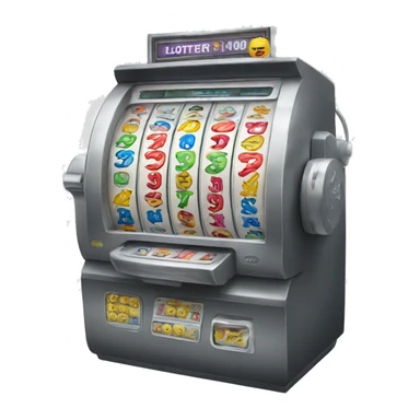lottery machine  sticker