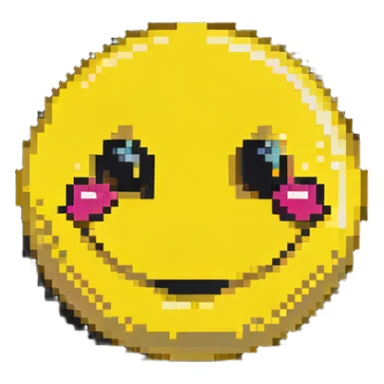 smiley face with heart eyes emoji sticker