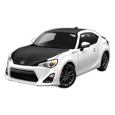 Scion car black sticker