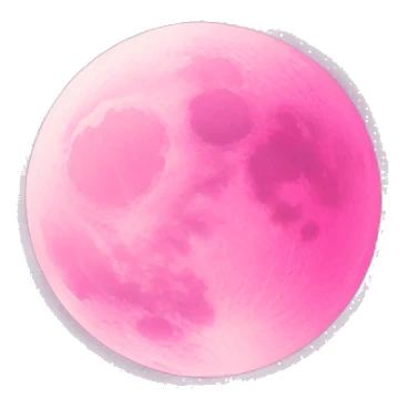 Reality Pink moon  sticker