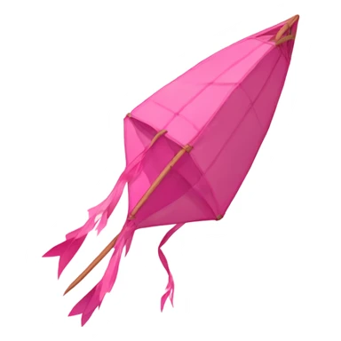 Makar sankrati kite but in shades of pink sticker