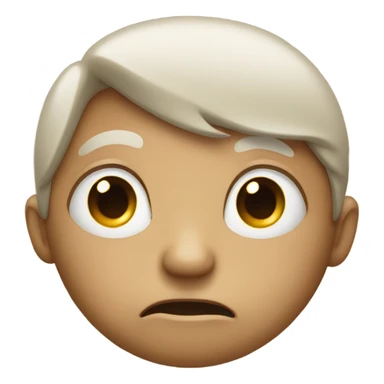 face nodding in agreement  sticker