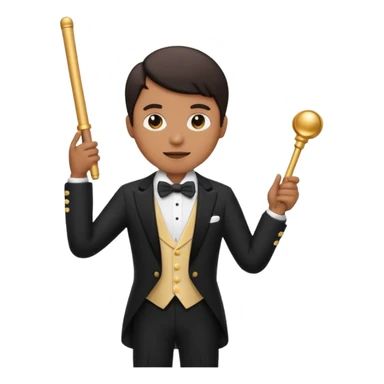 music conductor emoji sticker