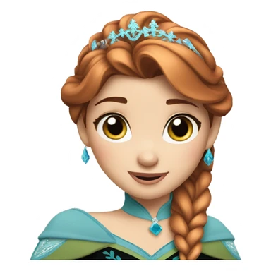 Princess Anna frozen sticker