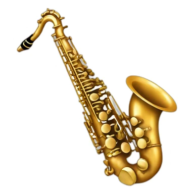 funky jazz saxophone sticker