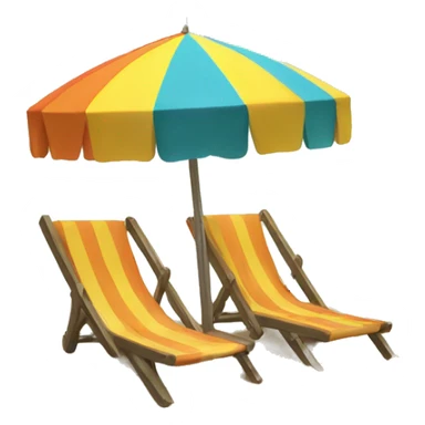 beach umbrella sticker