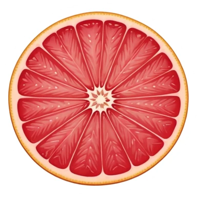 grapefuit and a slice sticker