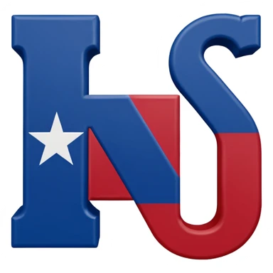 "ATX" Block letters with the Texas State Flag wrapped inside the letter Block space sticker