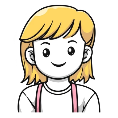 Beautiful smiling girl jinx sticker