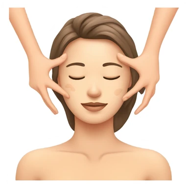 Face massage sticker