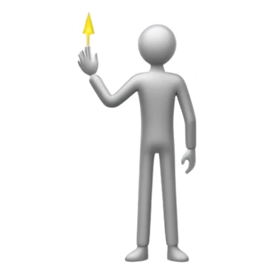 Minimalist digital black and white illustration in 16:9 format, a stick figure looking at a glowing door with light rays, symbolizing future possibilities. Confident posture.
 sticker