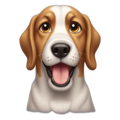 Outraged dog sticker