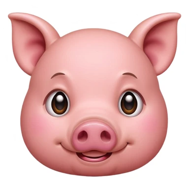 embarrassed pig sticker