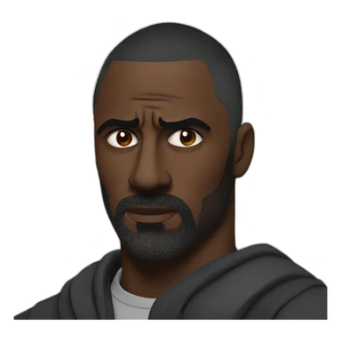 idris elba serious sticker