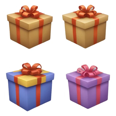 Two gift packages sticker