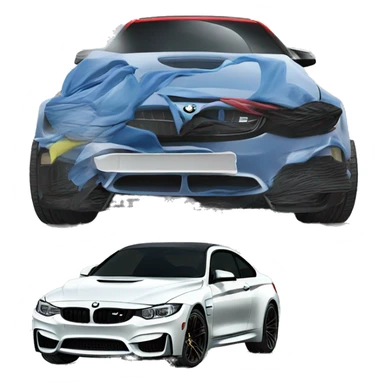 BMW M4 sticker