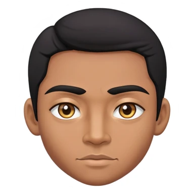 Grand Colombien cheveux noire yeux en amande petit  mi gros avec des muscles  sticker