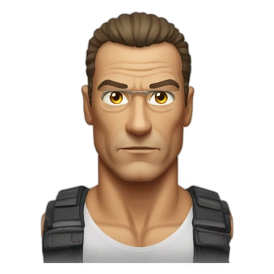 Jean Claude van damme serious sticker