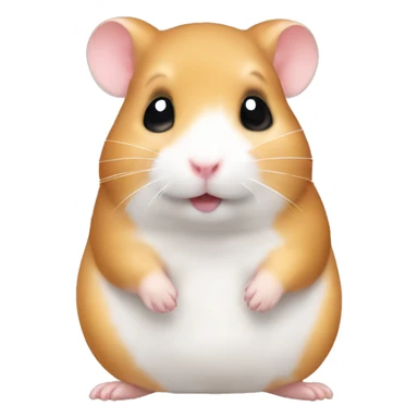 cute and tiny hamster sticker