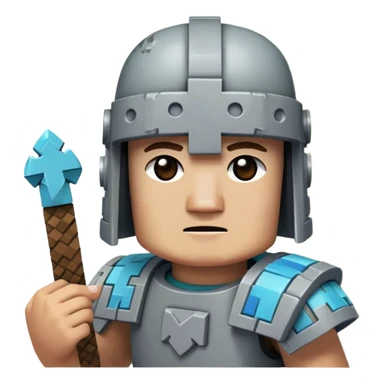Moai pro player minecraft sticker