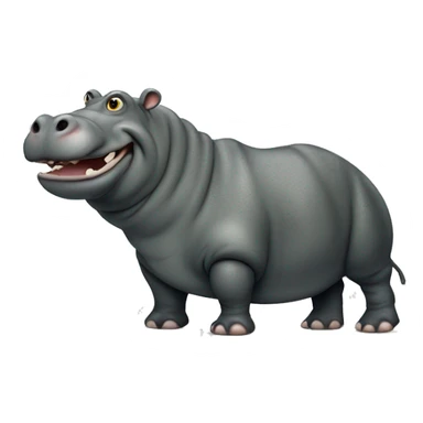A body of a hippo but with head of a snake sticker