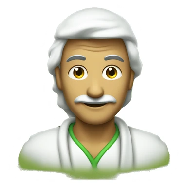 Lâmpada da enfermagem estilo Aladin com uma serpente verde em volta  sticker