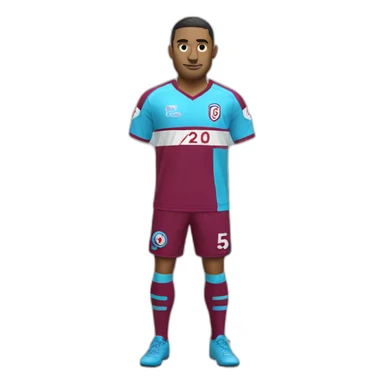Trabzonspor stryped jersey sticker