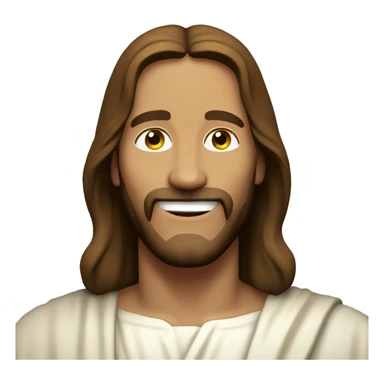 Jesus Christ smiling  sticker