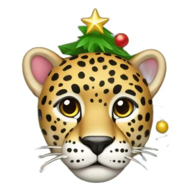christmas tree toy jaguar sticker
