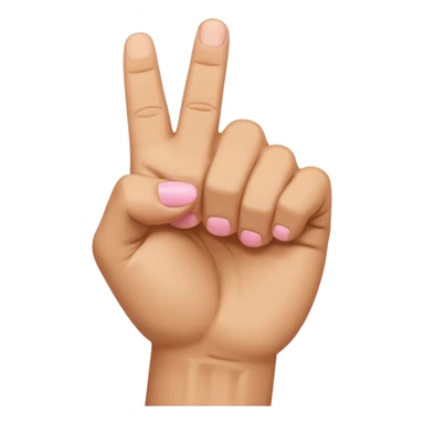 Closed fist with pinky finger sticking up sticker