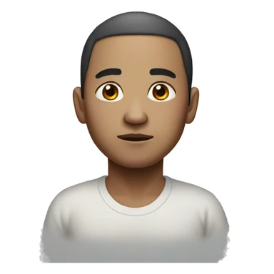 poor person china realistic  sticker