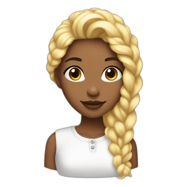 girl-with-manicure-nail-and-long-toung sticker