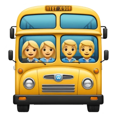 Crea un emoji de transporte público sticker