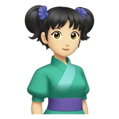 ranma girl sticker