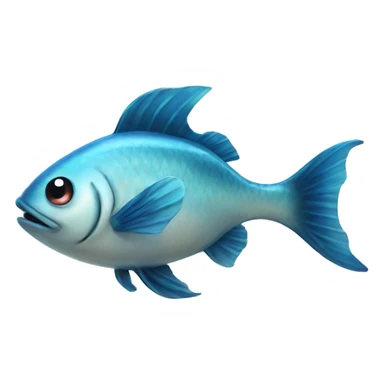 happy fish sticker