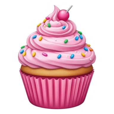 pink cupcake  sticker