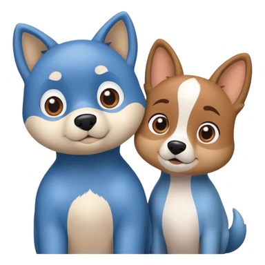 Bluey and bingo  sticker