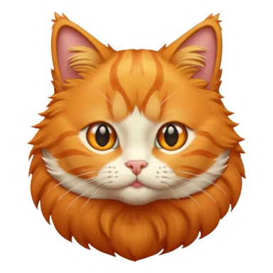 orange tabby cat sticker