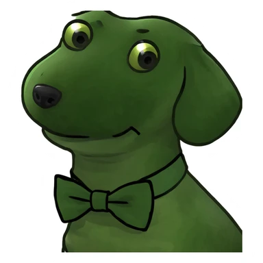 cream and brown dachshund sticker