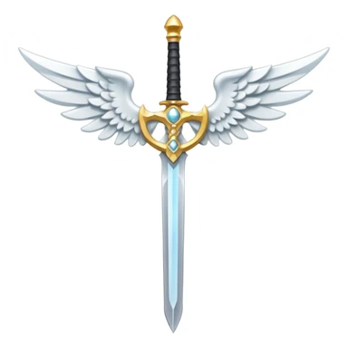 angel sword sticker