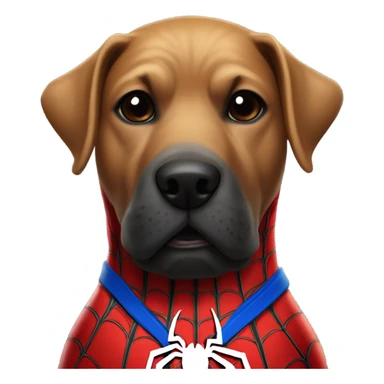 DOG in full SPIDER MAN sticker