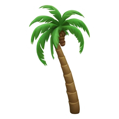 Palm tree with a big gust sticker