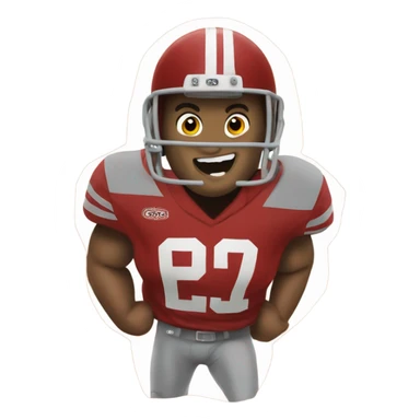 Brutus the buckeye sticker