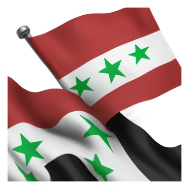 Free syria flag sticker