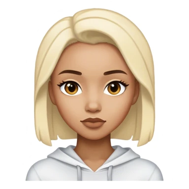 JANELLE wearing no hoodie sticker