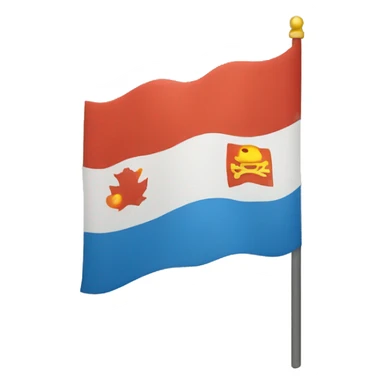 Erstelle mir die yezidische Flagge  sticker