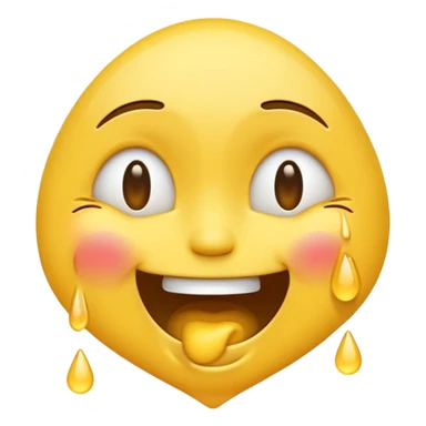 Un emoji riendo llorando  sticker