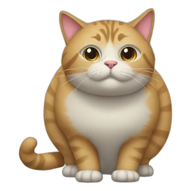 big butt cat sticker