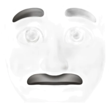 friendly gaze from handsome man sticker